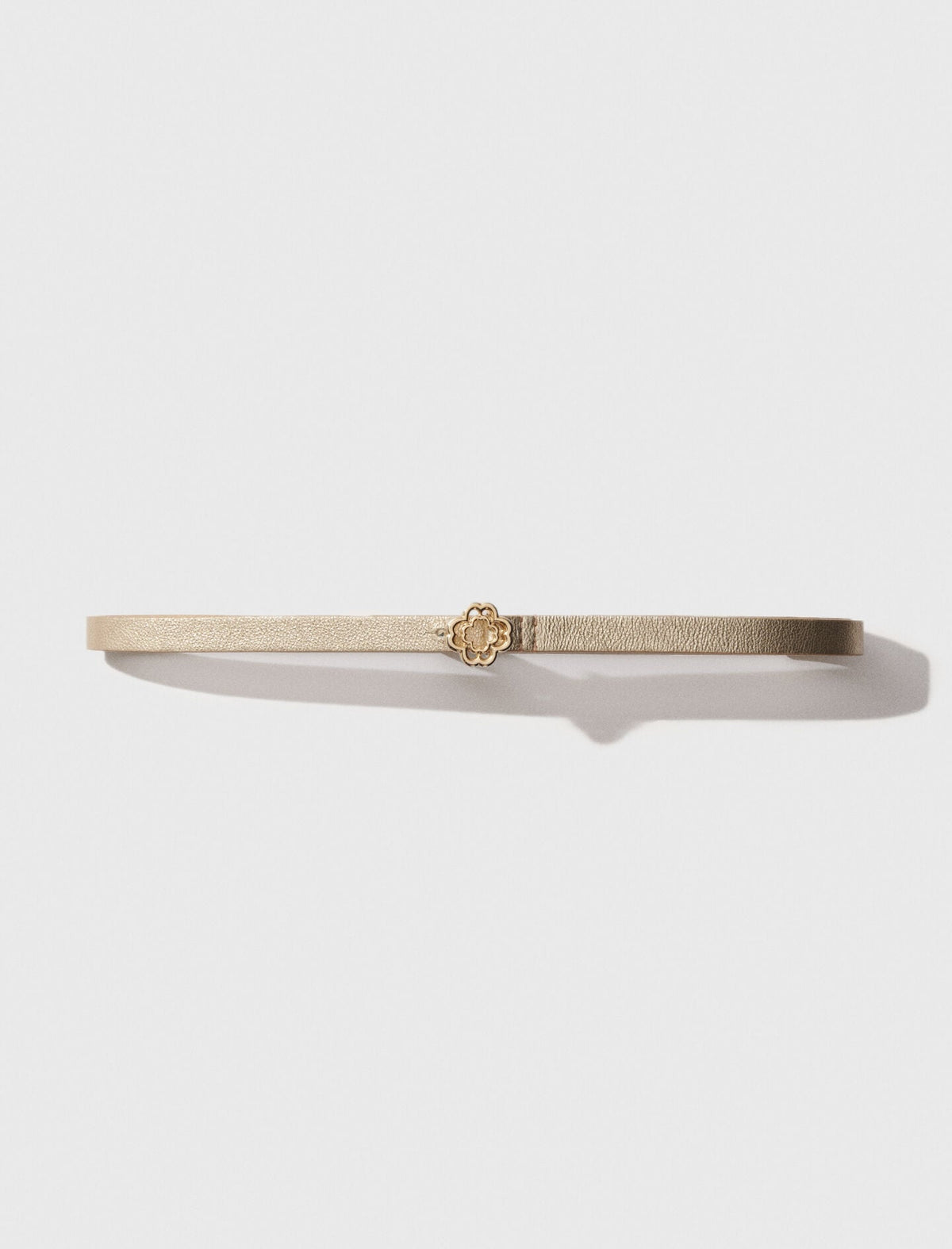 Slim belt with Clover buckle | Maje