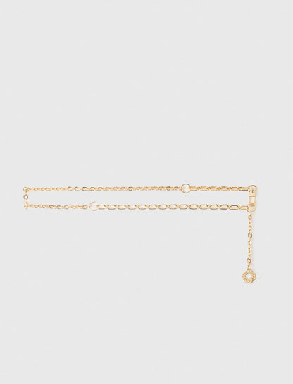 Clover logo chain belt | Maje
