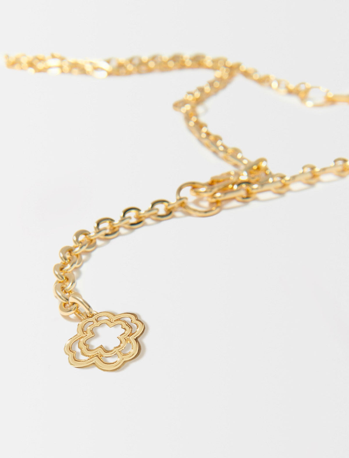 Clover logo chain belt | Maje