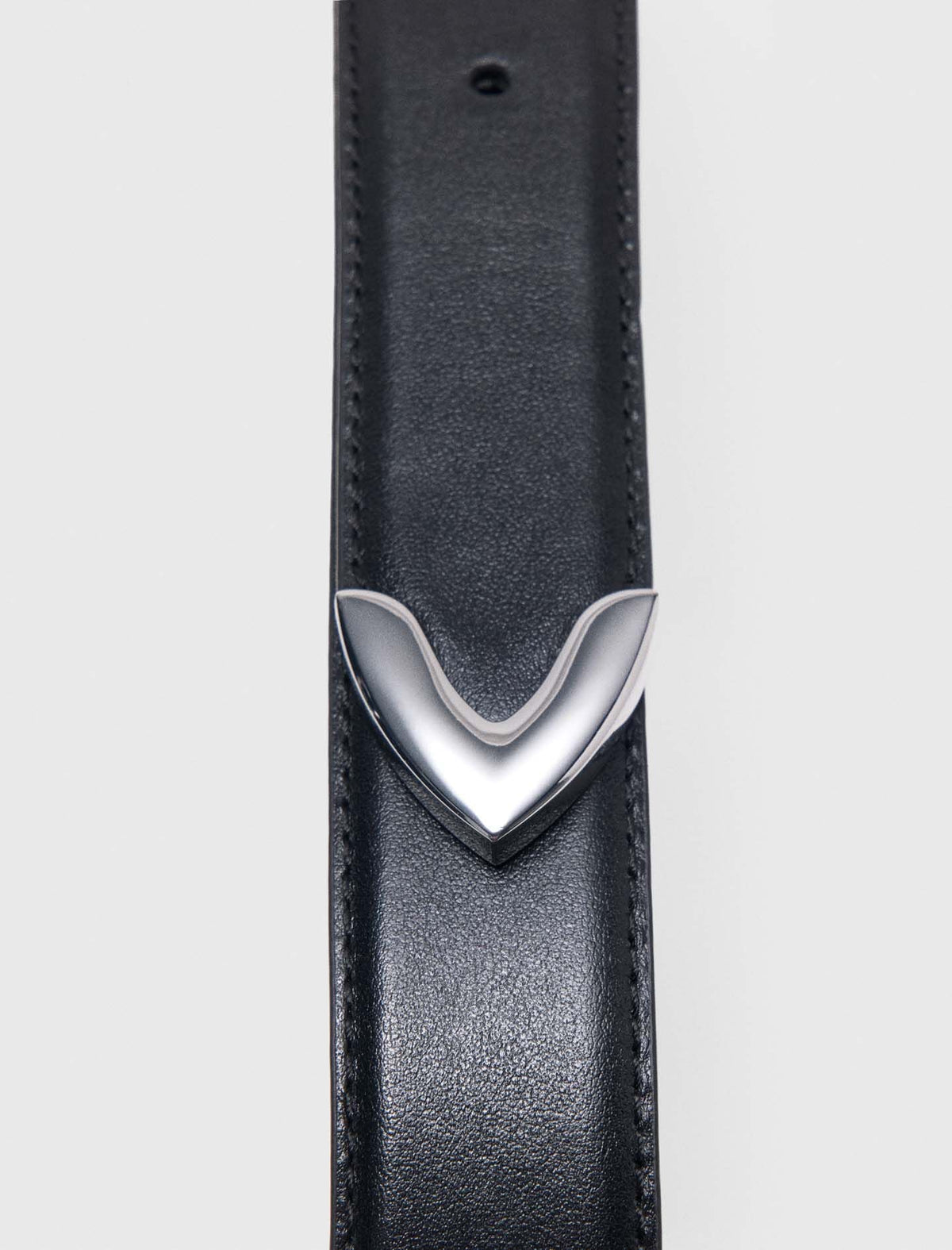 Smooth leather belt | Maje