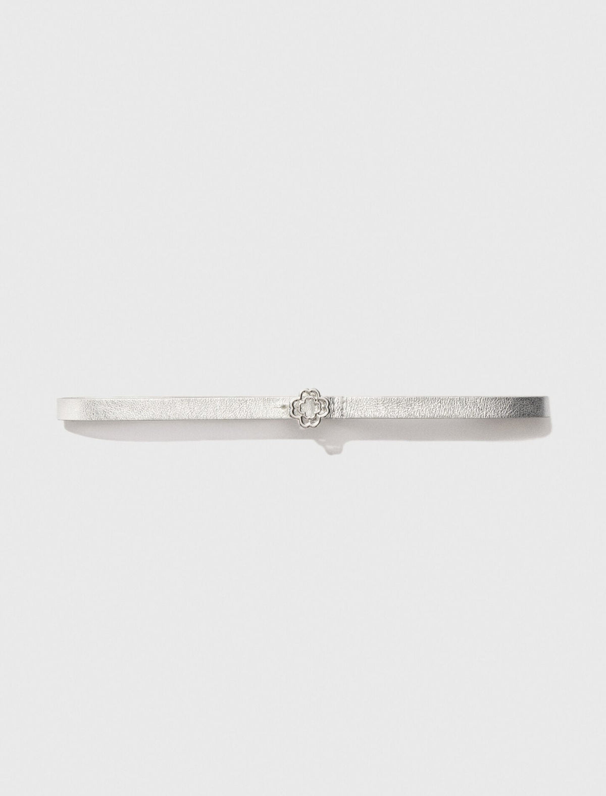 Slim belt with Clover buckle | Maje