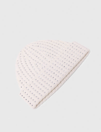 Wool and rhinestone hat | Maje