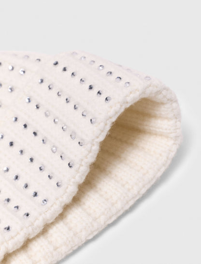 Wool and rhinestone hat | Maje