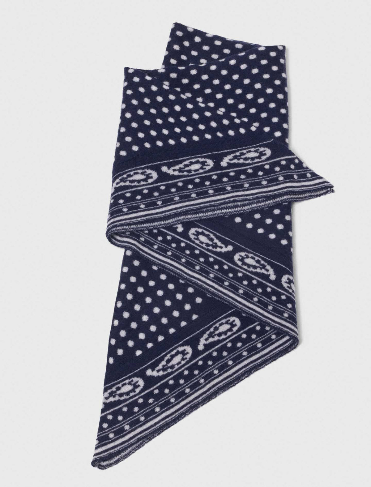 Reversible wool and cashmere scarf | Maje