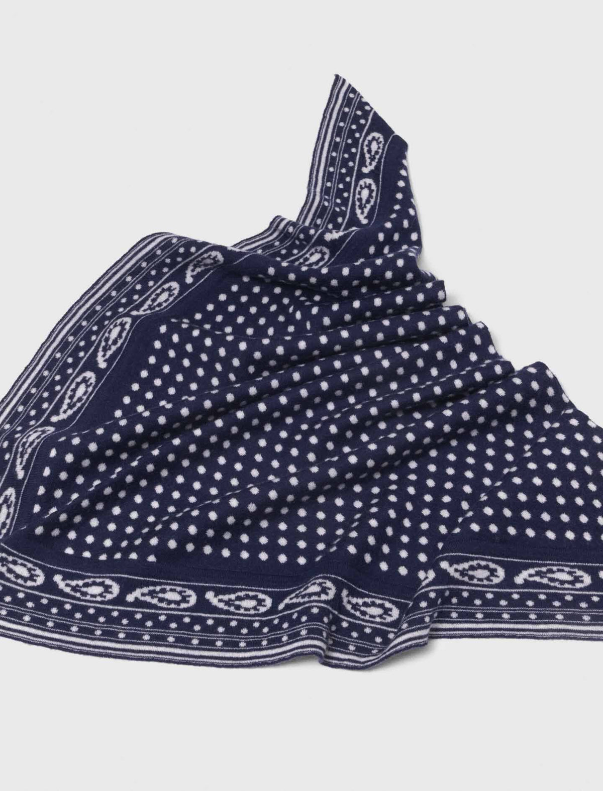 Reversible wool and cashmere scarf | Maje