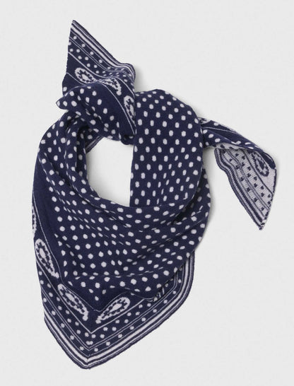 Reversible wool and cashmere scarf | Maje