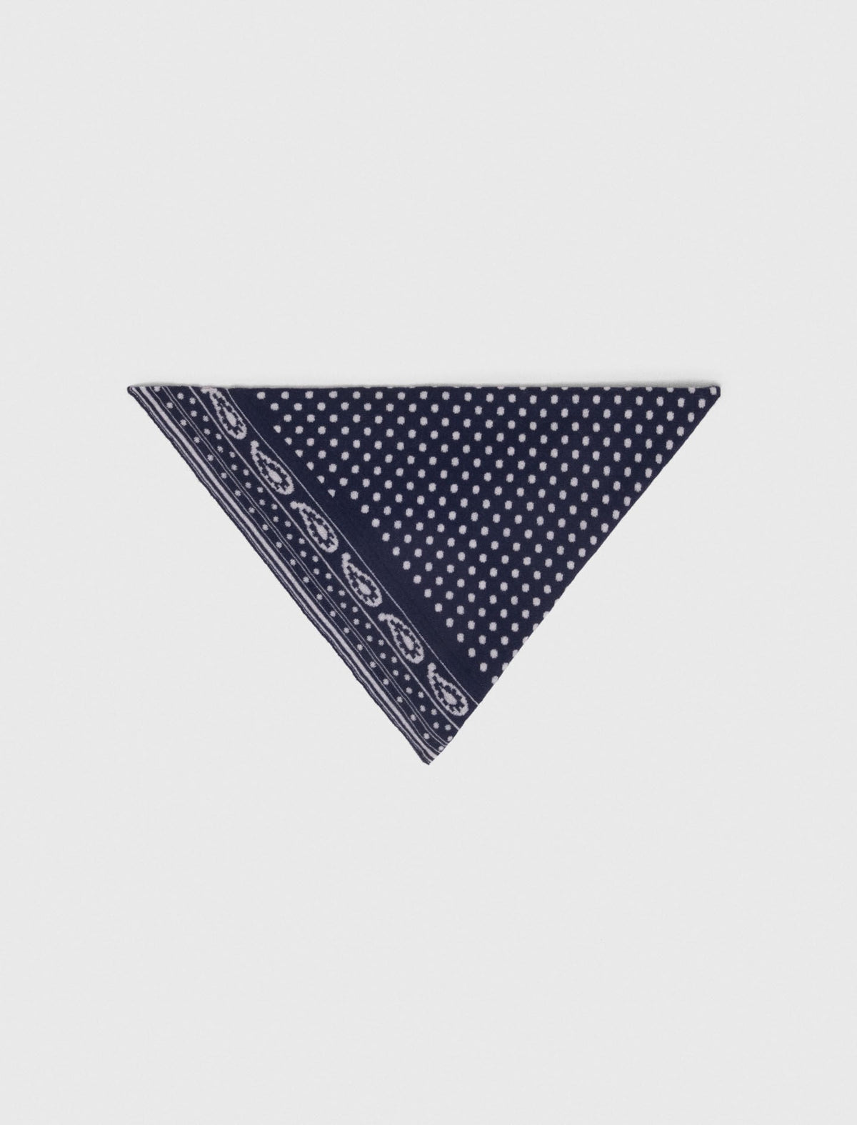 Reversible wool and cashmere scarf | Maje