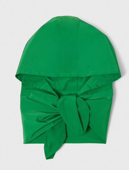 Tie-up waterproof hood | Maje