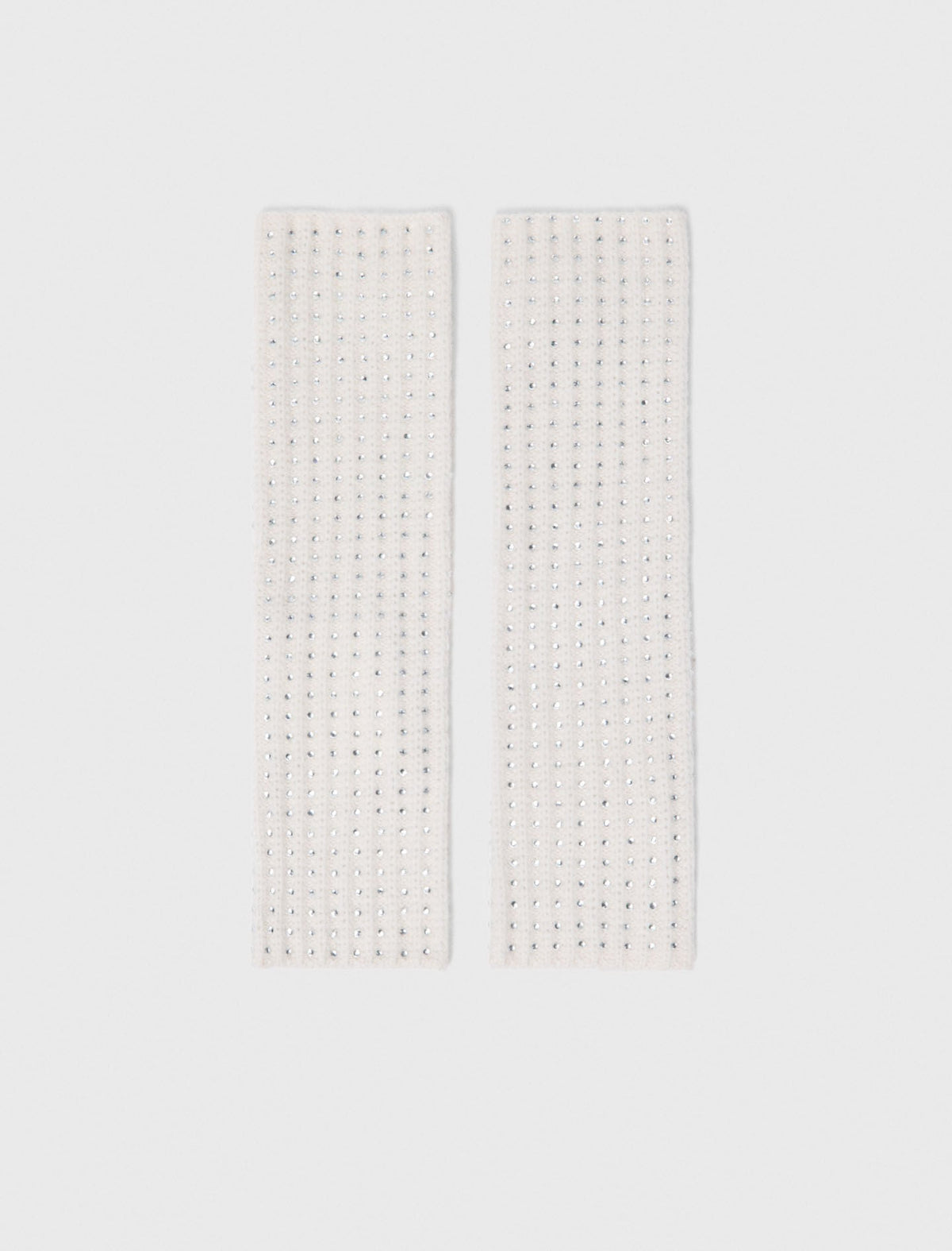Wool and rhinestone mittens | Maje