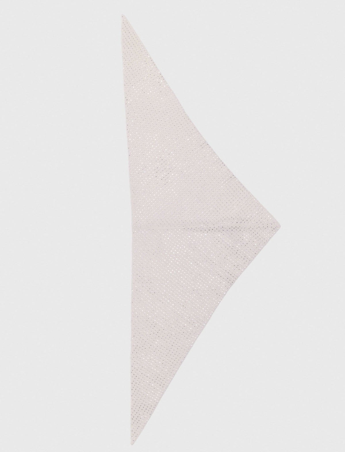 Rhinestone wool triangle scarf | Maje