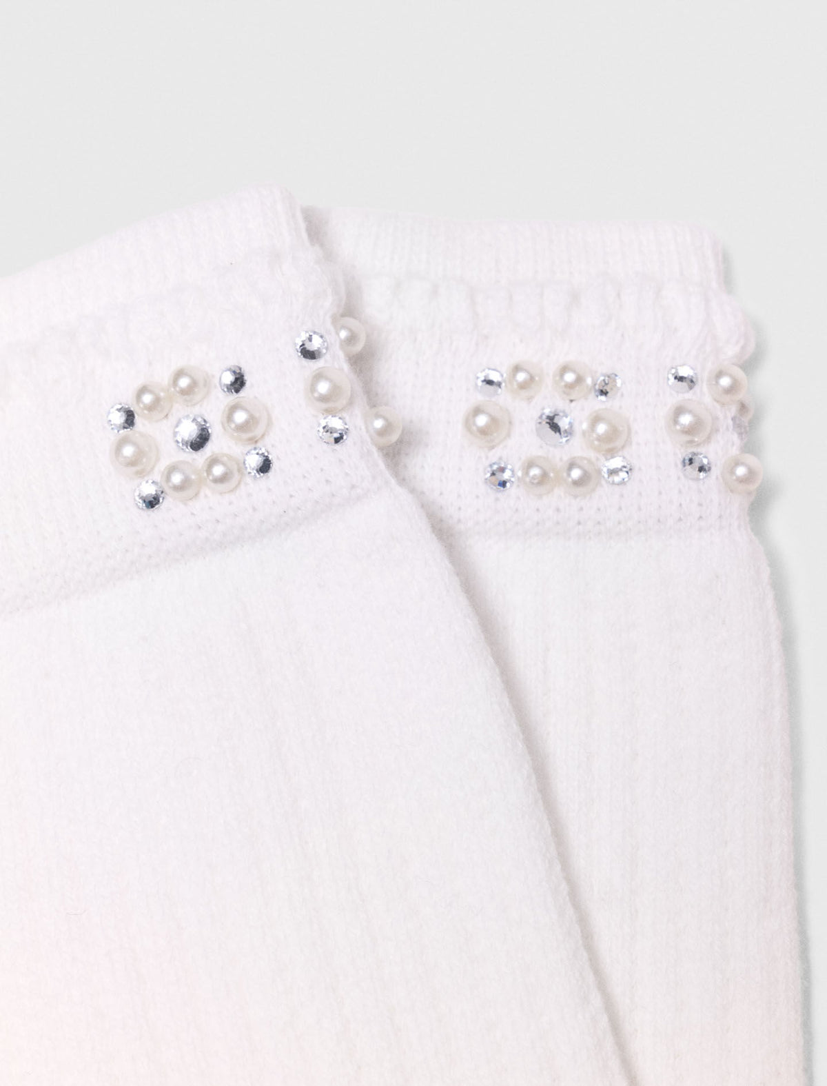 Pearl pointelle socks | Maje