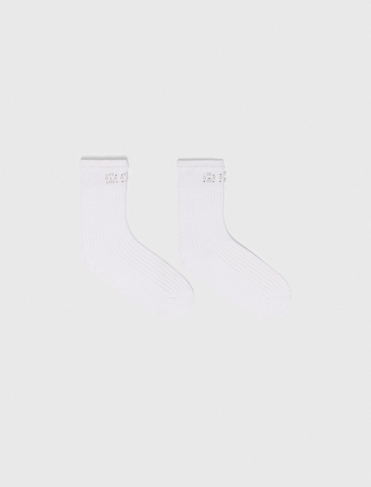 Pearl pointelle socks | Maje