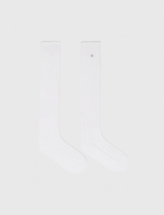 Knee-high pointelle socks | Maje