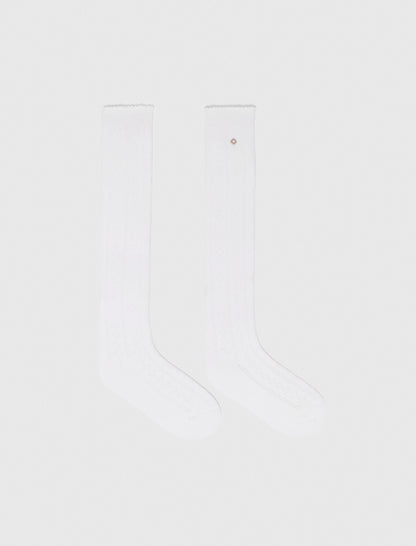 Knee-high pointelle socks | Maje