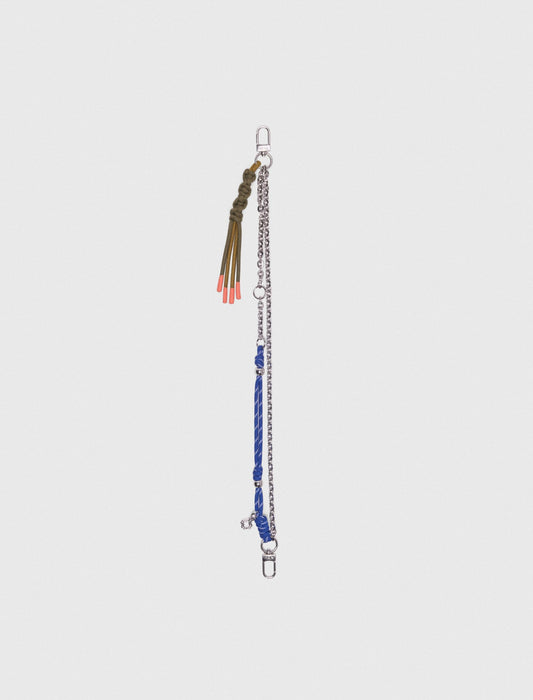 Chain & cord mix bag charms | Maje