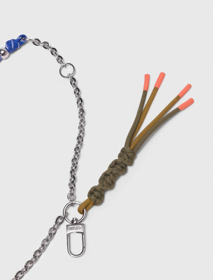 Chain & cord mix bag charms | Maje