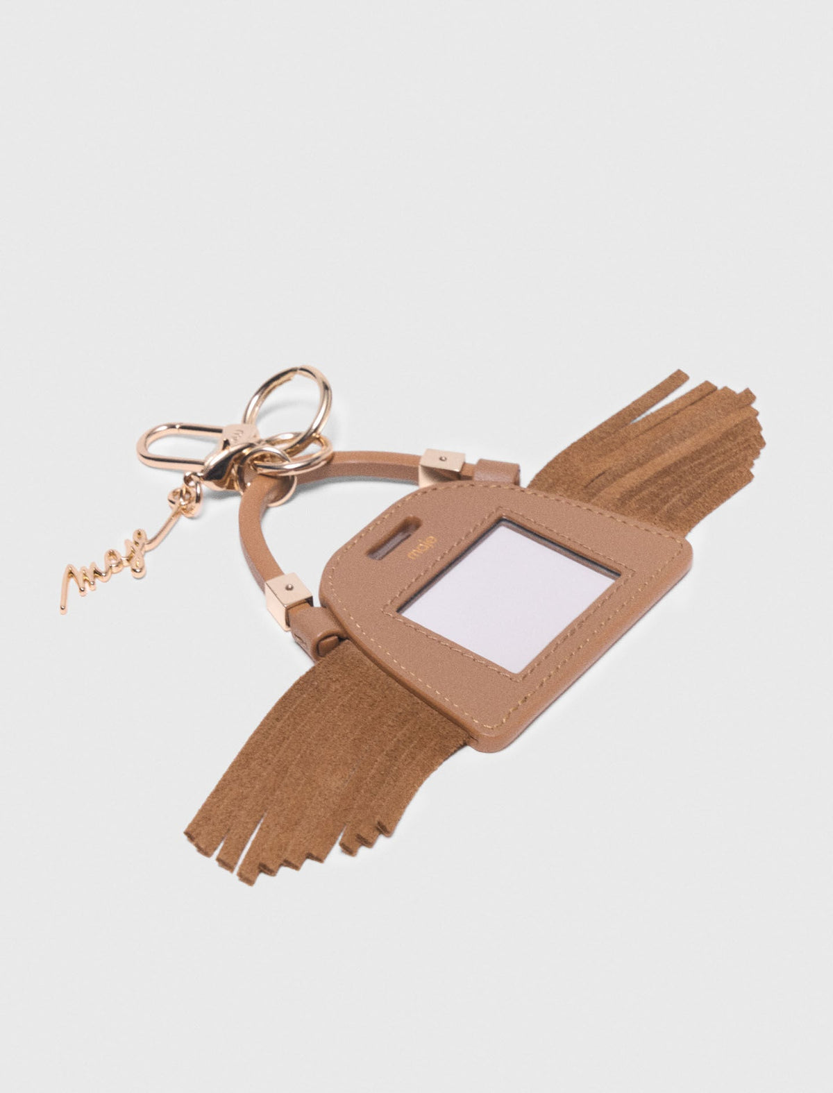 Miss M mini mirror bag charm | Maje