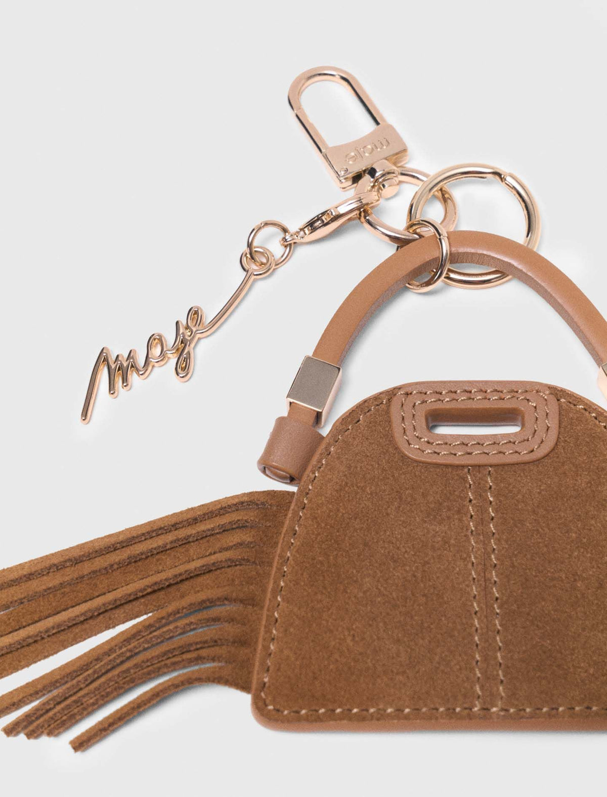 Miss M mini mirror bag charm | Maje