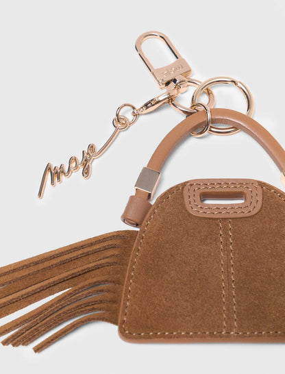 Miss M mini mirror bag charm | Maje