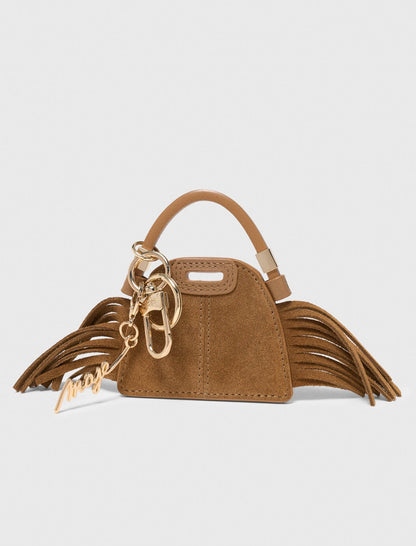 Miss M mini mirror bag charm | Maje